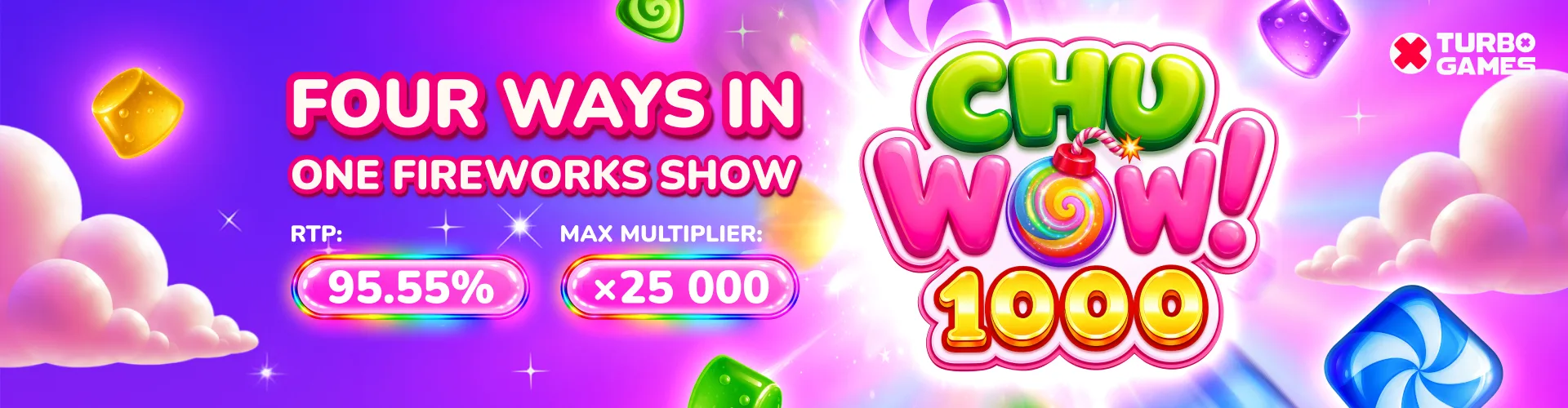Announcing Chu Wow 1000 — Our First Slot — Turbo Games editorial banner