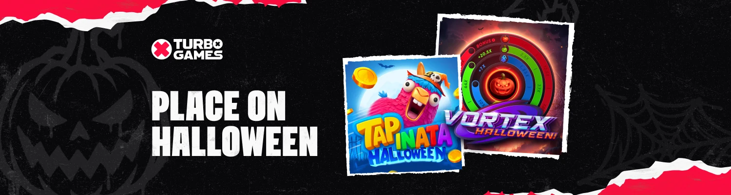 Halloween Season: Vortex Halloween Is Live and TAPinata Puts On a Costume — Turbo Games editorial banner