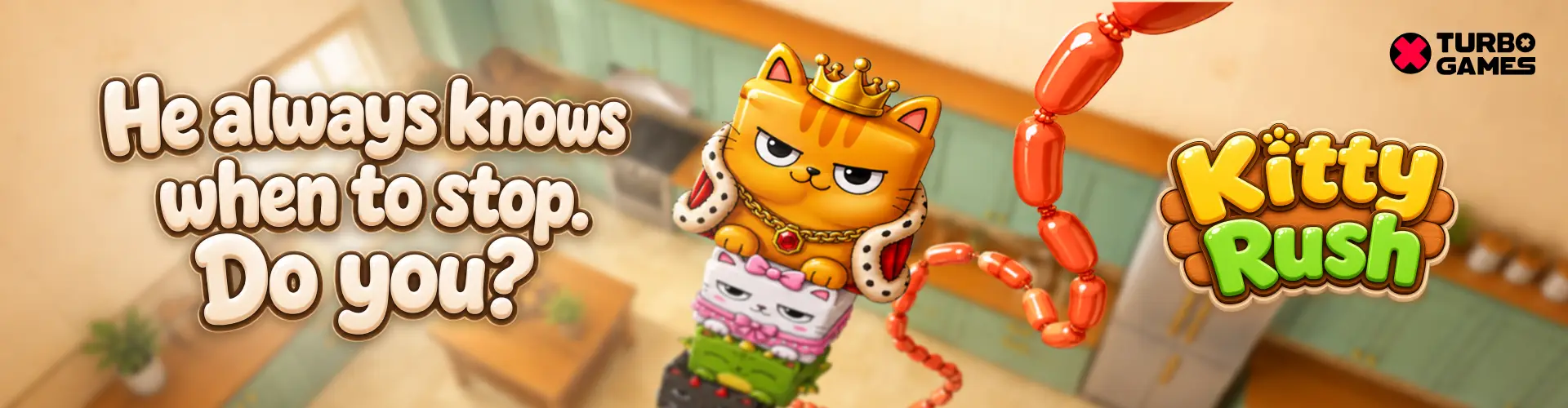 Three New Games Coming in October: Kitty Rush, Rockageddon, Thimbles 10000 — Turbo Games editorial banner