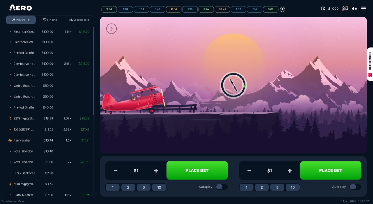 Aero — gameplay